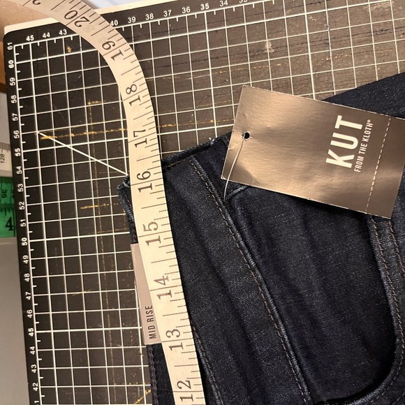 NWT Kut from the Kloth Dark Blue Flare Jeans 10 - Picture 10 of 14